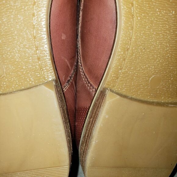 ALFANI CHADWICK RED BROWN LEATHER DRESS SHOES SIZE 10M - Picture 7 of 7